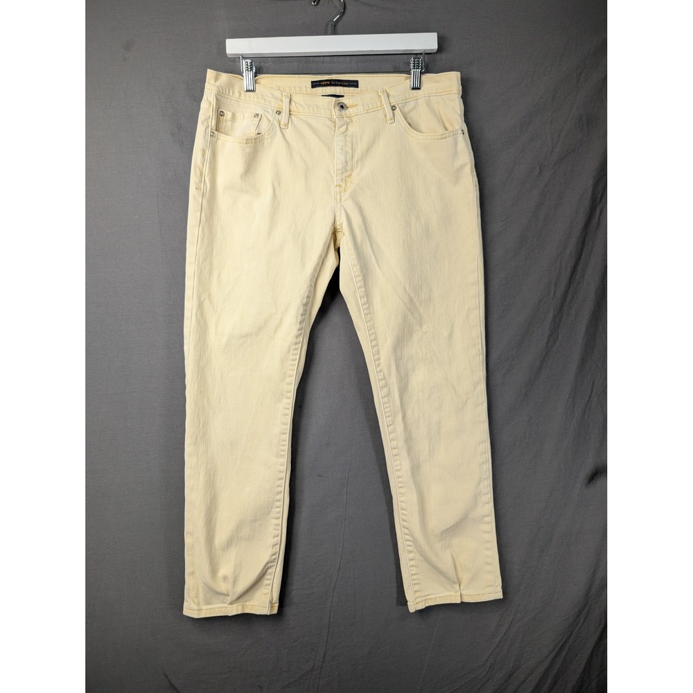 Levis Boyfriend‎ Jean Yellow Denim Pants Womens 10 Medium